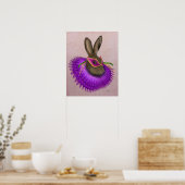 Mardi Gras Hare Poster (Keuken)