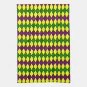 Mardi Gras Harlekijn Diamant Patroon Theedoek (Verticaal)