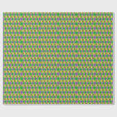 Mardi Gras Harlekijn Fleur De Lis Cadeaupapier (Vlak)