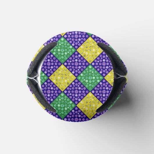 Mardi Gras Harlequin Diamond Carnival Patroon Blikjeskoeler (Bodem)