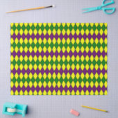 Mardi Gras Harlequin Diamond Pattern Tissuepapier (Craft)
