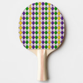 Mardi Gras Harlequin Pattern2 Paddles Tafeltennisbatje (Voorkant)