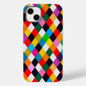 MARDI GRAS HARLEQUIN PATTERN kleurrijke Rhombi Case-Mate iPhone Case (Achterkant)