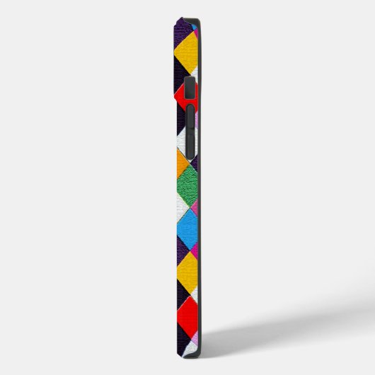 MARDI GRAS HARLEQUIN PATTERN kleurrijke Rhombi Case-Mate iPhone Case (Achterkant / Links)