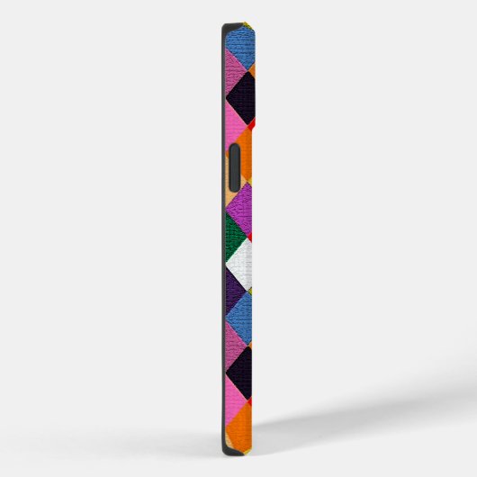 MARDI GRAS HARLEQUIN PATTERN kleurrijke Rhombi Case-Mate iPhone Case (Achterkant / Rechts)