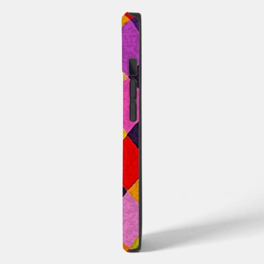 MARDI GRAS HARLEQUIN PATTERN kleurrijke Rhombi Case-Mate iPhone Case (Achterkant / Links)