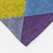 MARDI GRAS HARLEQUIN PATTERN kleurrijke Rhombi Fleece Deken (Hoek)
