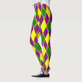 Mardi Gras Harlequin Pattern Mardi-Gras Leggings (Links)
