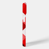 MARDI GRAS HARLEQUIN PATTERN Rood roze Rhombi Case-Mate iPhone Case (Achterkant / Rechts)