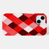 MARDI GRAS HARLEQUIN PATTERN Rood roze Rhombi Case-Mate iPhone Case (Achterkant (horizontaal))