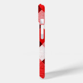 MARDI GRAS HARLEQUIN PATTERN Rood roze Rhombi Case-Mate iPhone Case (Achterkant / Links)