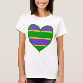 Mardi Gras Heart T-shirt