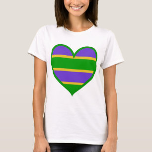 Mardi Gras Heart T-shirt