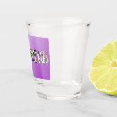 Mardi Gras Hearts Shot Glas (Rechts)