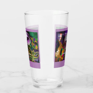 Mardi Gras Herdenking Glass Tumbler #1