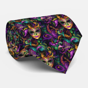 Mardi Gras heren stropdas