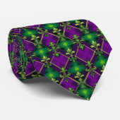 Mardi Gras heren stropdas  (Opgerold)