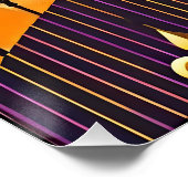 Mardi Gras Het Roken Man Perfect Poster (Hoek)