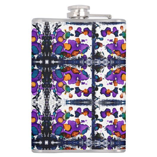 Mardi Gras Heupfles (Achterkant)