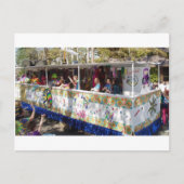 Mardi Gras Hippie Float Briefkaart (Voorkant)