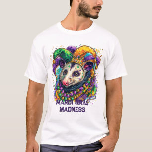 Mardi Gras Hond Jester Wanorde Paar T-shirt