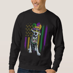 Mardi Gras honden Carnaval Dalmatische hond Jester Trui