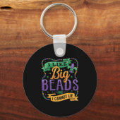 Mardi Gras I Like Big Beads And I Cannot Lie Funny Sleutelhanger (Voorkant)