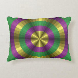 Mardi Gras Illusie Accent Kussen