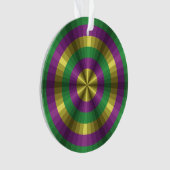 Mardi Gras Illusie Acryl Ornament (voorkant)