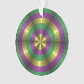 Mardi Gras Illusie Acryl Ornament (voorkant)