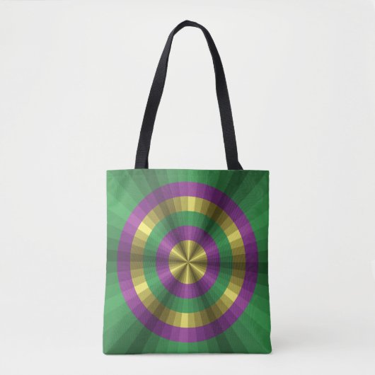 Mardi Gras Illusie All-Over-Print Tas (Voorkant)
