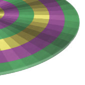 Mardi Gras Illusie Glas Snijplank (Hoek)