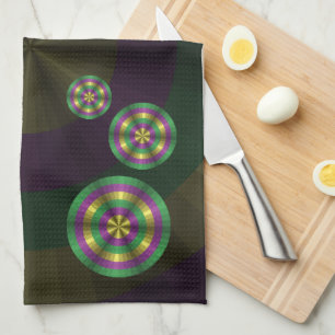 Mardi Gras Illusie Handdoek
