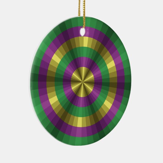 Mardi Gras Illusie Ornament (Rechts)