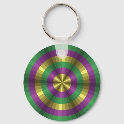 Mardi Gras Illusie Sleutelhanger (Voorkant)