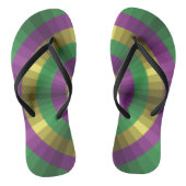 Mardi Gras Illusie Teenslippers (Voetbed)