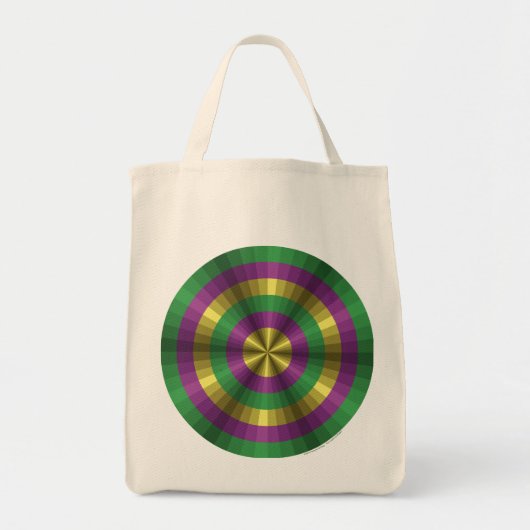 Mardi Gras Illusie Tote Tas (Voorkant)