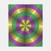 Mardi Gras Illusion Fleece Blanket Deken (Voorkant)