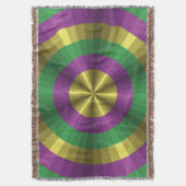 Mardi Gras Illusion Gooi Deken (Voorkant Verticaal)