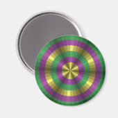 Mardi Gras Illusion Magnet (Voorkant / Achterkant)
