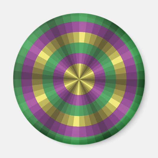 Mardi Gras Illusion Magnet (Voorkant)