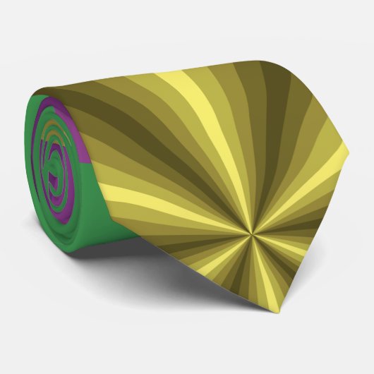 Mardi Gras Illusion Mannen Stropdas (Opgerold)