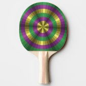 Mardi Gras Illusion Ping Pong Paddle Tafeltennisbatje (Achterkant)