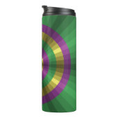 Mardi Gras Illusion Thermal Tumbler Thermosbeker (Geroteerd rechts)