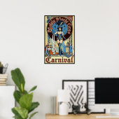 Mardi Gras in Mobile Alabama-reisposter Poster (Thuiskantoor)