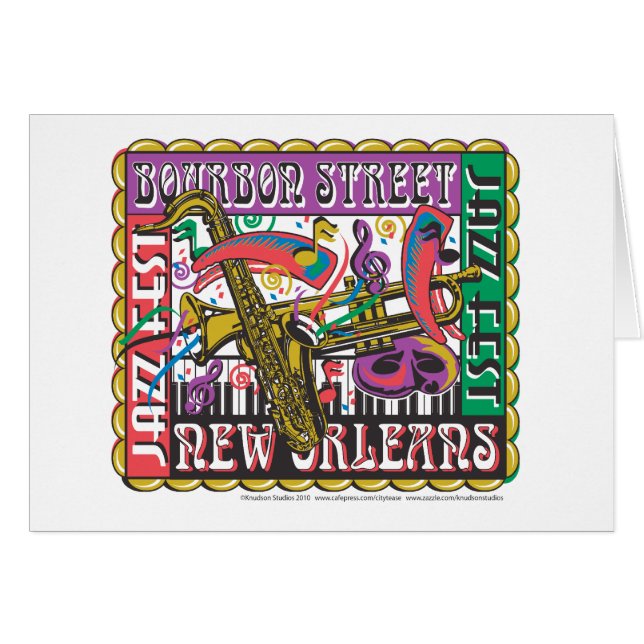 Mardi Gras in New Orleans (Voorkant Horizontaal)