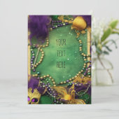 Mardi Gras in New Orleans Kaart (Staand voorkant)