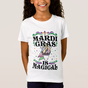 Mardi Gras is een magische stutterunicorn T-shirt