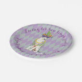 Mardi Gras Italiaanse windhond Papieren Bordje (Gekanteld)