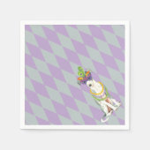 Mardi Gras Italiaanse windhond Servet (Voorkant)